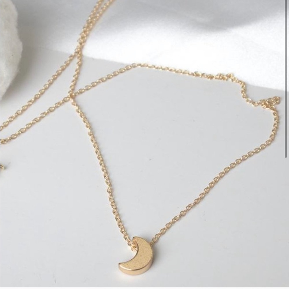 Gold Moon necklace